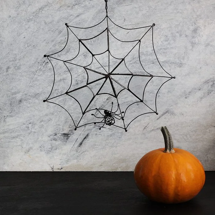 stained glass spider web