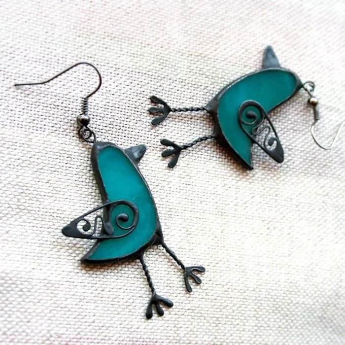 Birds earrings