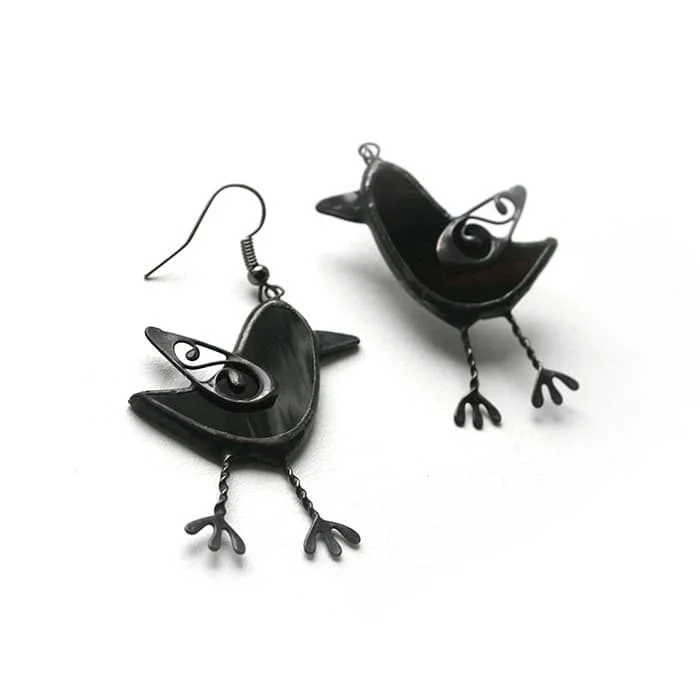 Birds earrings
