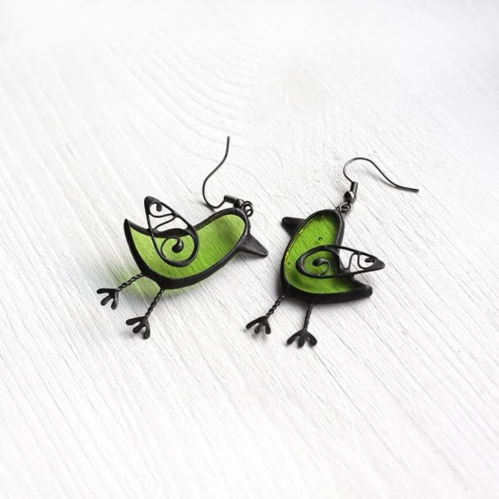 Unique Bird Earrings