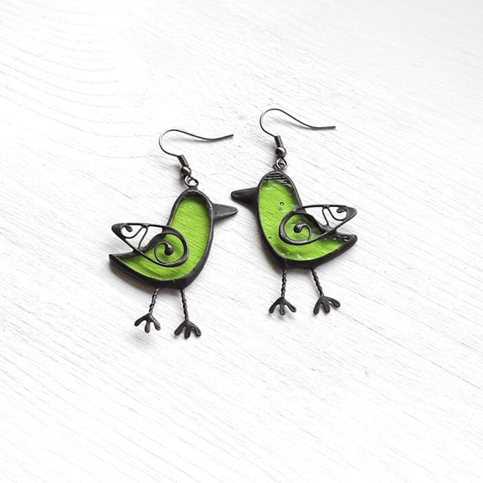 Birds earrings