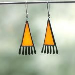 Long Triangle Earrings