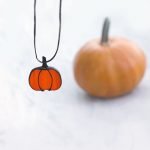 Pumpkin Necklace Ornament