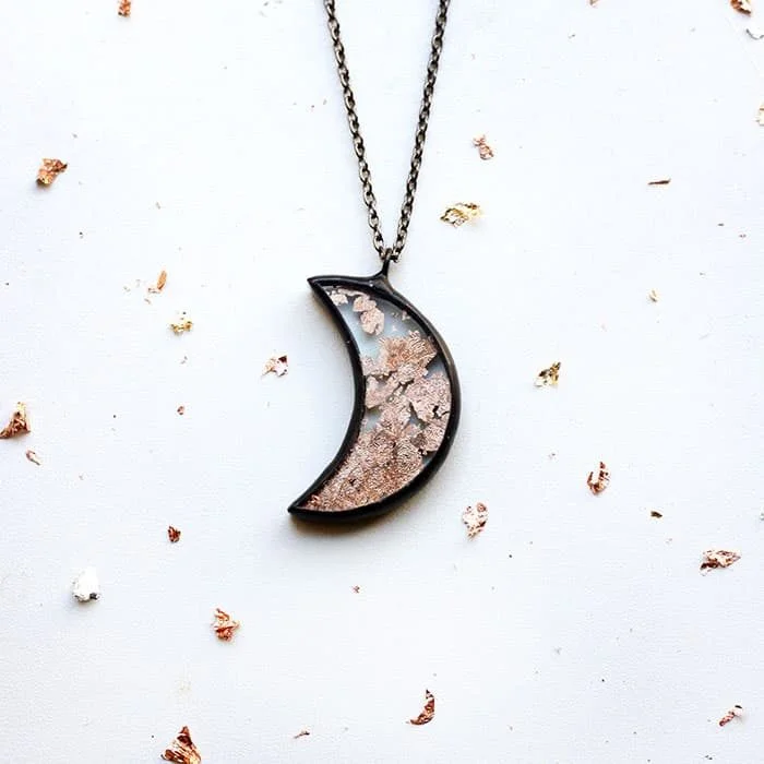 SILBERTALE Crescent Moon Necklace Sterling Silver India | Ubuy