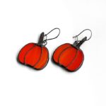 Fall pumpkins earrings