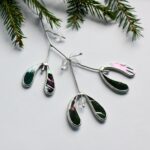 Iridescent Green Mistletoe Suncatcher