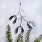 Iridescent Green Mistletoe Suncatcher